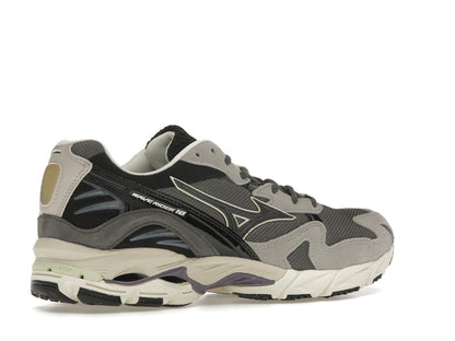 Mizuno Wave Rider 10 Dark Grey Lime Yellow