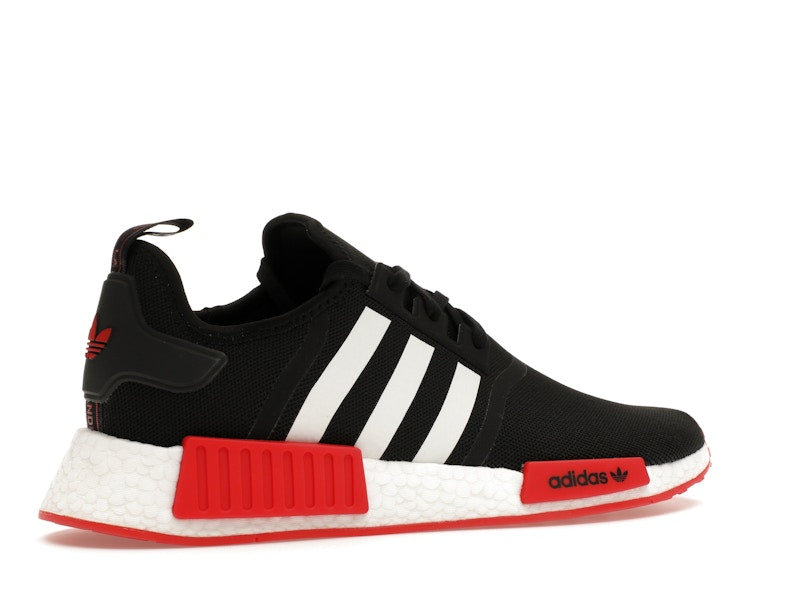 adidas NMD R1 Black Vivid Red White