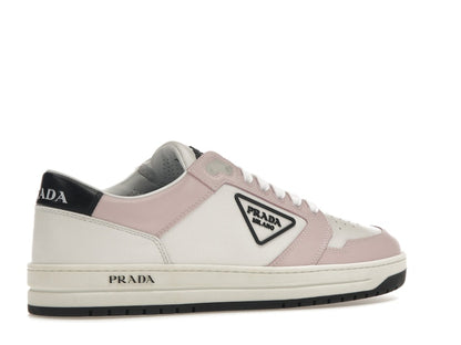Prada District Sneaker White Pink Perforated Leather (Women's)