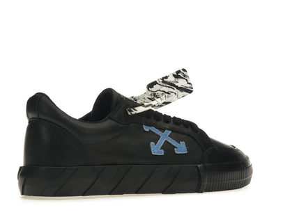 OFF-WHITE Vulc Low Black/Blue Leather SS21