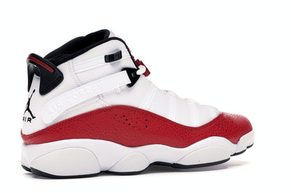 Jordan 6 Rings White University Red
