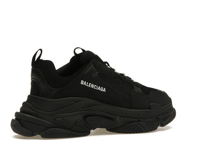 Balenciaga Triple S Black White Laces
