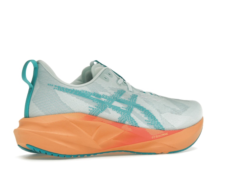 ASICS Novablast 5 Soothing Sea Wave Teal Orange
