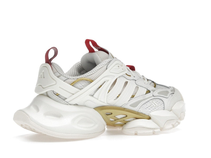 adidas XLG Runner Deluxe Off White Gold Metallic Red