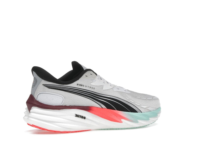 Puma Velocity Nitro 4 Hyrox White Mint Melt Glowing Red (Women's)