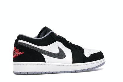 Jordan 1 Low Black White Wolf Grey Infrared 23