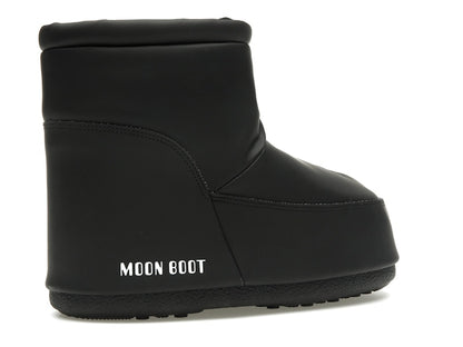 Moon Boot No Lace Rubber Boot Black