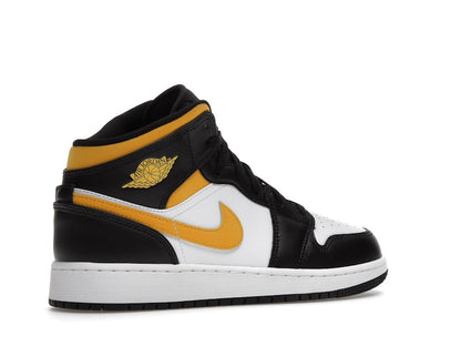 Jordan 1 Mid White Pollen Black (GS)
