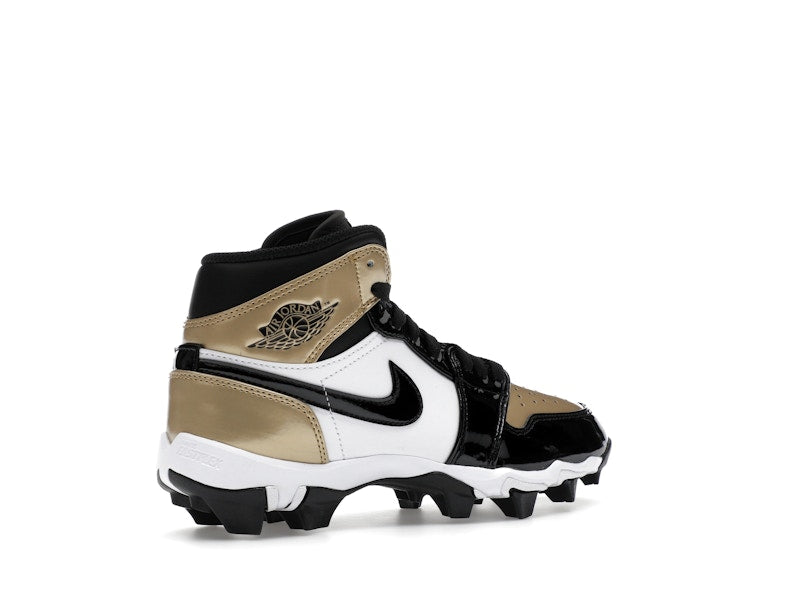 Jordan 1 Mid Cleat Patent Gold Toe (GS)