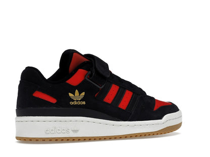 adidas Forum Low Core Black Core Black Vivid Red