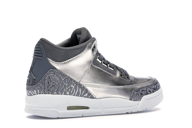 Jordan 3 Retro Premium Heiress Metallic Silver (GS)