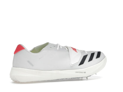 adidas Adizero TJ/PV Track and Field Cloud White Core Black Lucid Red