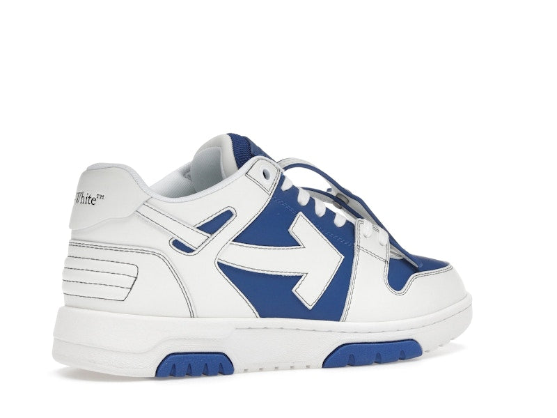 OFF-WHITE Out Of Office OOO Low Tops White Dark Blue