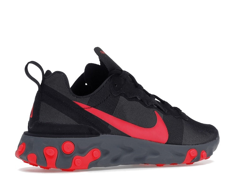 Nike React Element 55 Black Solar Red (Women's)