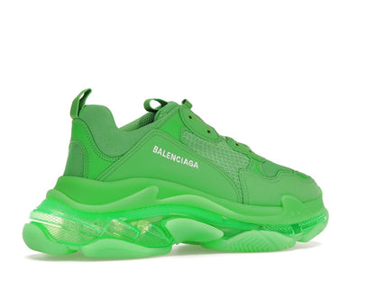 Balenciaga Triple S Clear Sole Bright Green
