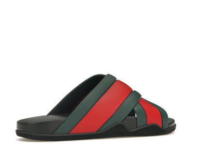 Gucci Web Slide Black Rubber