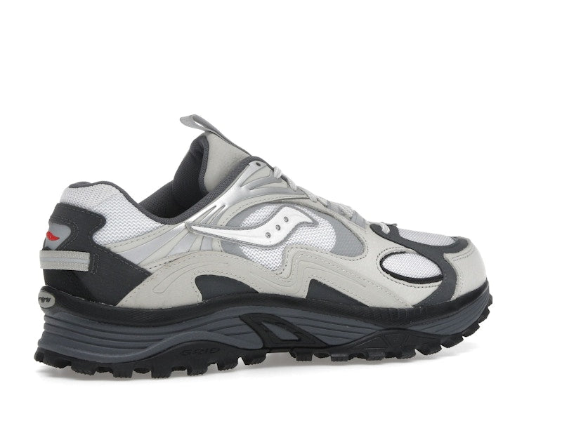 Saucony Grid Aura X Grey Pack White