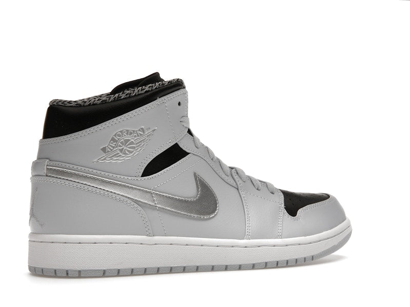 Jordan 1 Mid Pure Platinum Metallic Silver