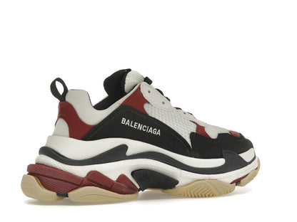 Balenciaga Triple S White Black Crimson