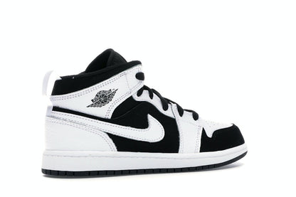 Jordan 1 Mid White Black (PS)