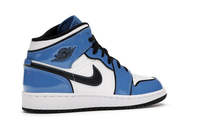 Jordan 1 Mid Signal Blue (GS)