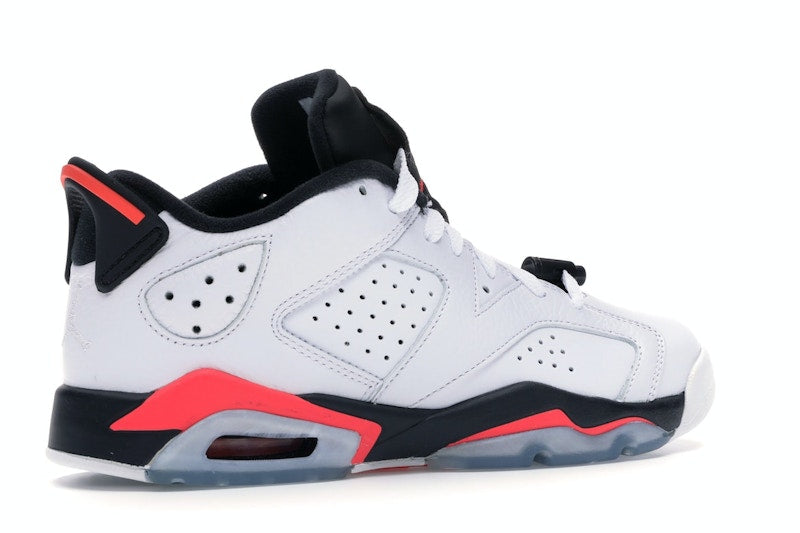 Jordan 6 Retro Low White Infrared 23 Black (GS)