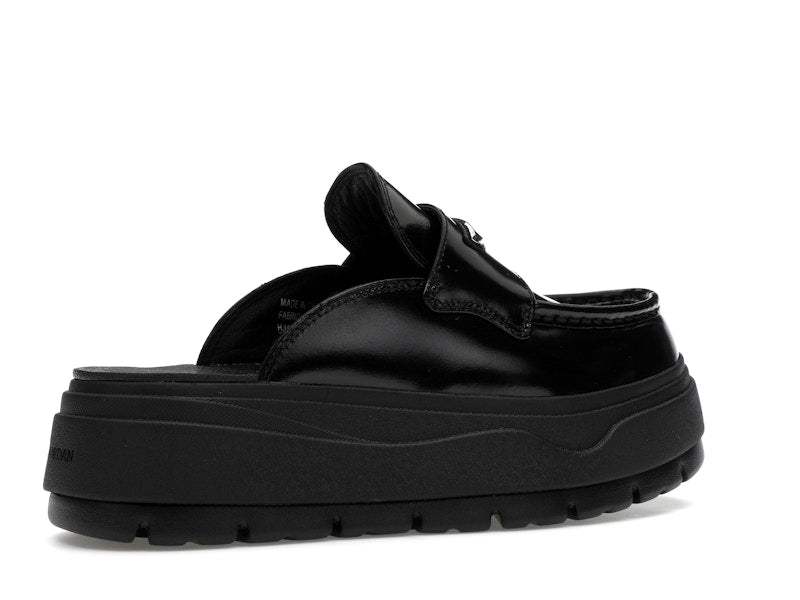 Jordan Mule Black Metallic Silver (Women's)
