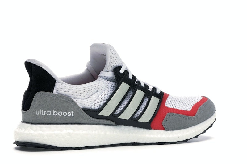 adidas Ultra Boost S&L White Grey Scarlet