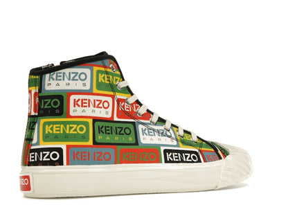 Kenzo School High Top Trainers Multi