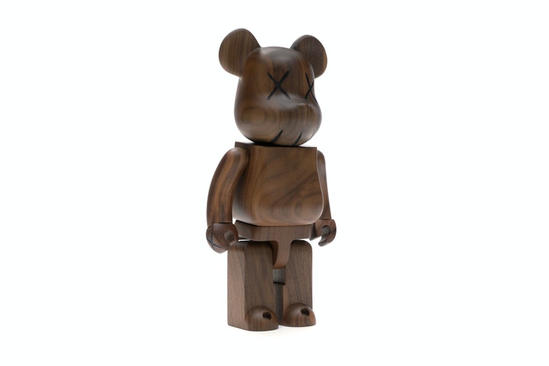 Bearbrick WORLD WIDE TOUR KAWS (Karimoku Wood) 400% Wood