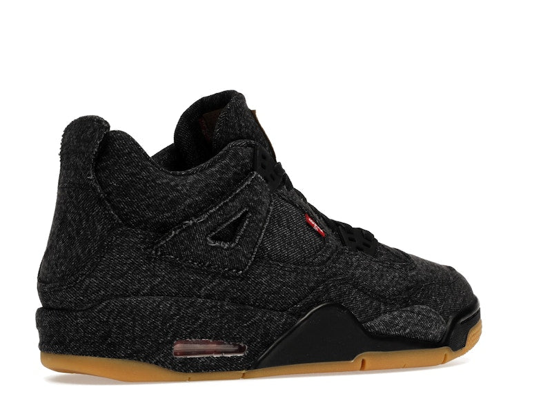 Jordan 4 Retro Levi's Black (GS) (Levi's Tag)