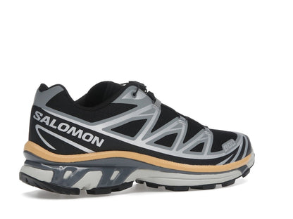 Salomon XT-6 Black Footwear Silver Warm Apricot