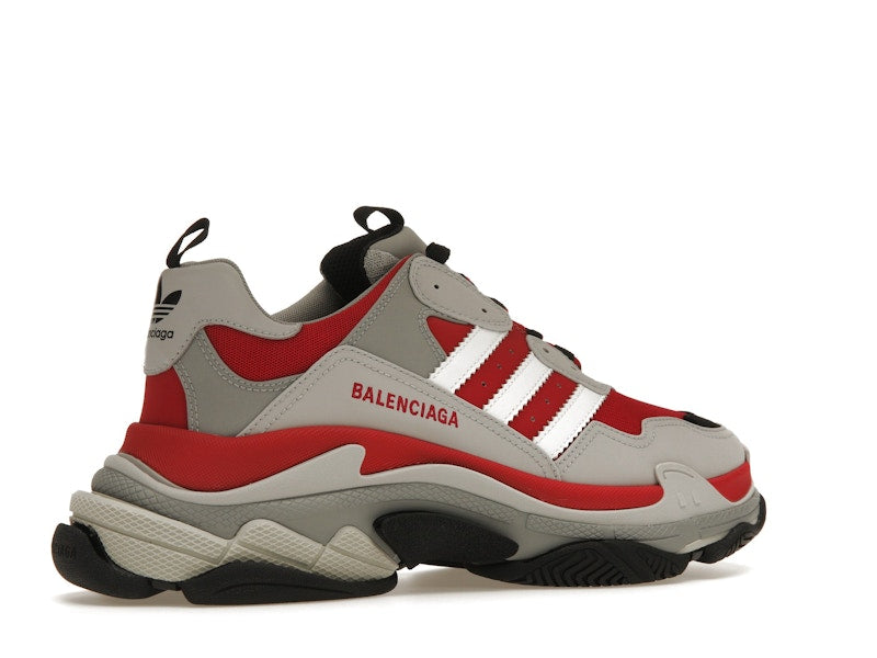 Balenciaga x adidas Triple S Red Grey Black