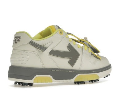 OFF-WHITE Out Of Office OOO Low Tops Golf Paris Hilinski Gray Yellow