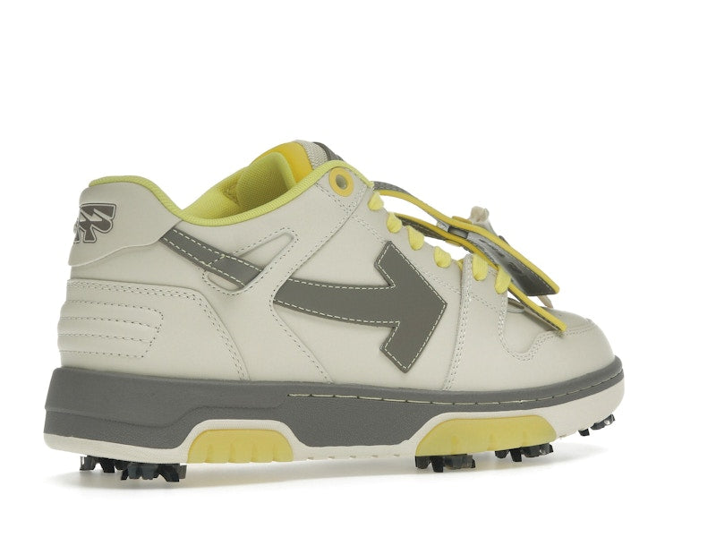 OFF-WHITE Out Of Office OOO Low Tops Golf Paris Hilinski Gray Yellow