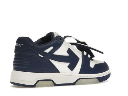 OFF-WHITE Out Of Office OOO Low Tops White Royal Blue