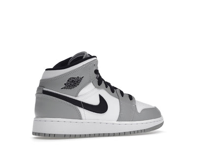 Jordan 1 Mid Light Smoke Grey (GS)