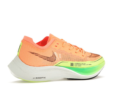 Nike ZoomX Vaporfly Next% 2 Peach Cream Green Shock (Women's)