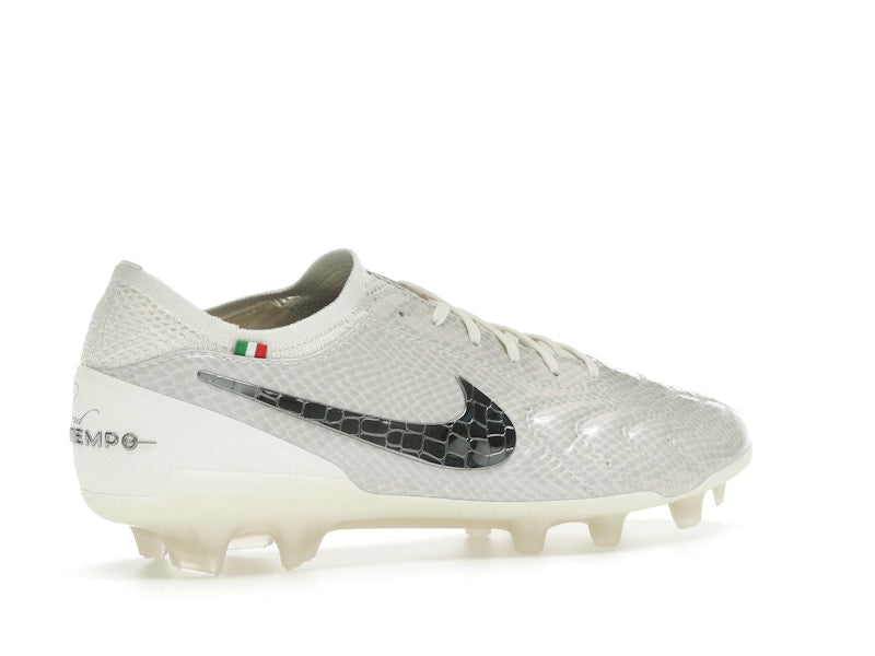 Nike Tiempo Legend 10 Elite Luxe FG Montebelluna Leather White Snakeskin