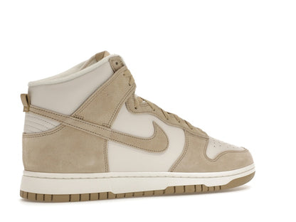 Nike Dunk High Tan Suede White