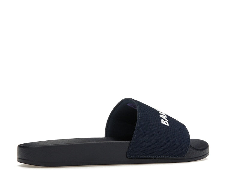 Balenciaga Pool Slide Navy