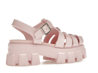 Prada Monolith Foam Rubber 55mm Sandals Alabaster Pink