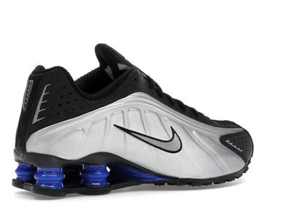 Nike Shox R4 Metallic Silver Black Racer Blue (Women's)