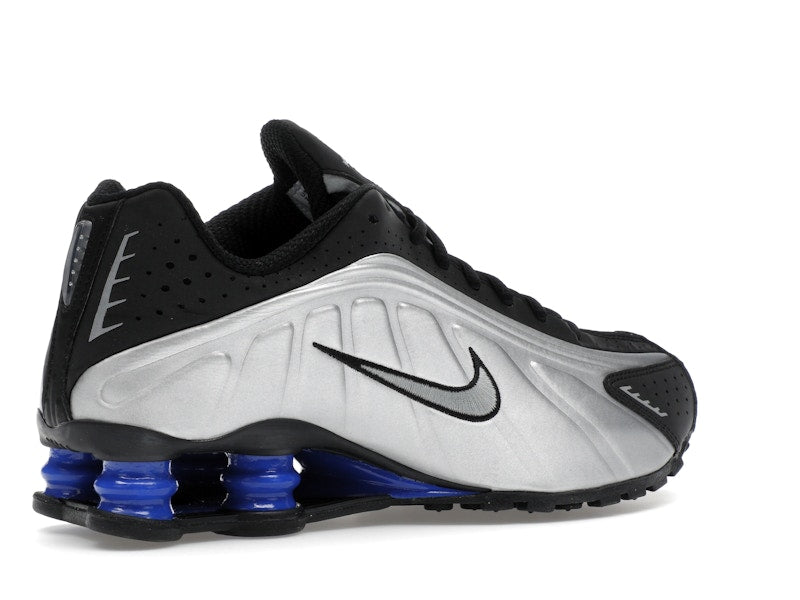 Nike Shox R4 Metallic Silver Black Racer Blue (Women's)