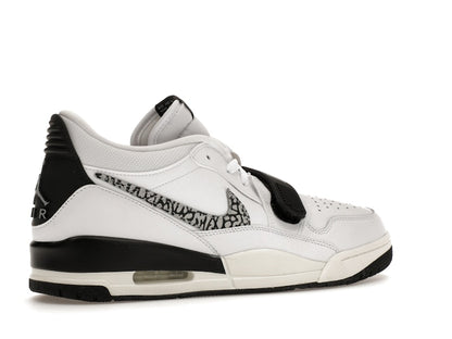 Jordan Legacy 312 Low White Black Elephant Swoosh