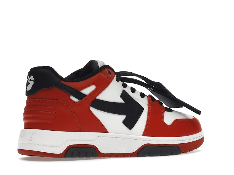 OFF-WHITE Out Of Office OOO Low Tops Black White Red