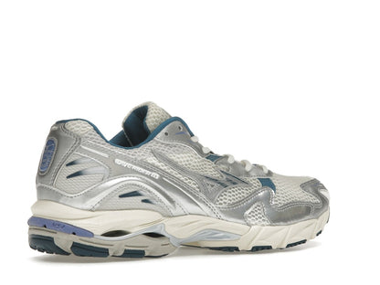 Mizuno Wave Rider 10 White Silver Blue