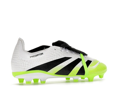 adidas Predator League Fold-Over Tongue FG/MG Cloud White Core Black Lucid Lemon