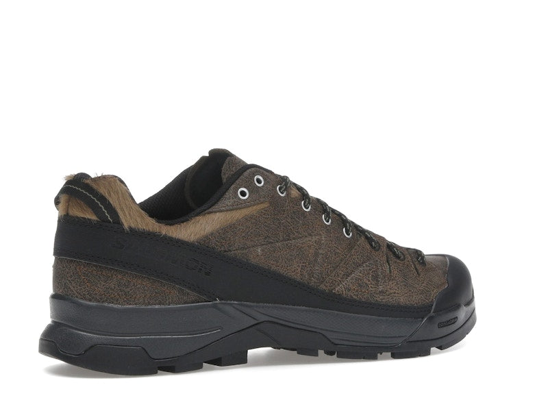 Salomon X-ALP Low Distressed Leather Dark Earth Black