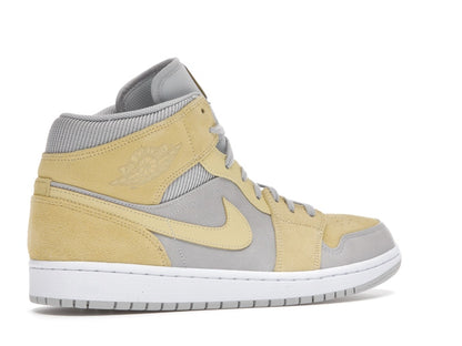 Jordan 1 Mid Mixed Textures Yellow